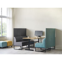 【アウトレット】【軒先渡し】パネルソファ 肘無 幅560mm グレー 285269 1台（直送品）