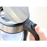 ドリテック ガラスケトル「エルダー」1.0L ブラック PO-161BK 1台