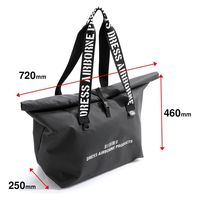 ライラクス DRESS 防水トートバッグ 65L ブラック 4249368 1個（直送品）