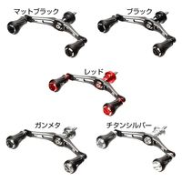 ライラクス カスタムハンドル W 100mm 左右共用 シマノ ガンメタ 4249412 1個（直送品）