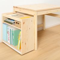 無印良品 パイン材デスクワゴン 幅24×奥行55×高さ57.5cm 良品計画