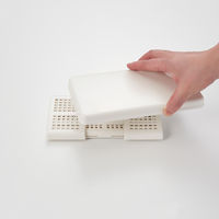 無印良品 ポリプロピレン サンドイッチケース 約19×10.5×7cm 折りたたみ式 1セット（2個） 良品計画