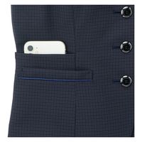 カーシーカシマ CONFIDENCE SUITS ベスト ブラックチェック 11号 EAV851 1着