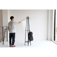 ICHIBA Dio9 ディオナイン タワーハンガー 幅360×奥行370×高さ1650mm ブラック DIH-3595BK 1台（直送品）