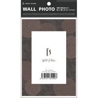 マッチングジャパン ウォールステッカー 写真立て フォトフレーム シール「ラナンキュラス/ブラウン」1セット CO-10052-AS 1枚（直送品）