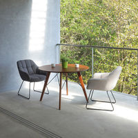 【軒先渡し】あずま工芸 ラティス チェア グレー TDC-9955 1脚（直送品）