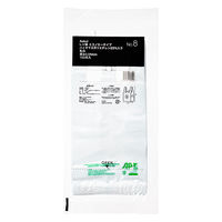 アスクル レジ袋エコノミータイプ バイオマスポリエチレン25％入 乳白 8号 1セット（100枚入×30袋）  オリジナル