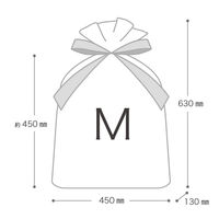 ヘッズ アルミ蒸着リボン付バッグーM/ピンク APN-RBM 1パック（10枚入）