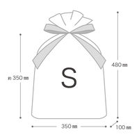 ヘッズ アルミ蒸着リボン付バッグーS/ピンク APN-RBS 1パック（20枚入）