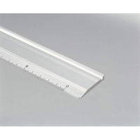 ライオン事務器 再生アクリル製インジェクション成型定規 30cm SC-30A 日本製 27184 1本（直送品）