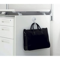 ライオン事務器 吸盤フック がっ吊り 耐荷重8kg グレー KH-8 29380 1個