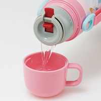 スケーター 水筒 キッズ 400ml 2way コップ ストロー ステンレス ディズニープリンセス 391239 1個（直送品）