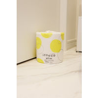 イトマン トイレットペーパー　イットコSLIM1ロール100mシングル　芯あり　再生紙100％ 10100020 12ロール