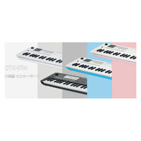 ONETONE ワントーン ミニ37鍵盤キーボード LEDディスプレイ OTK-37M/BK x 2台 (USBケーブル付き/MIDI対応)（直送品）