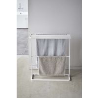 tower（タワー） 横から掛けられるバズタオルハンガースリム ホワイト 5576 1個 山崎実業