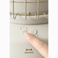 BRUNO 全方位型ファンヒーター Classic Stove(グレージュ) BOE100-GRG 1台