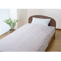 ファミリー・ライフ 日本製 今治産 ジャカード織タオルケット ミューズ a28346 1セット(4色入)（直送品）