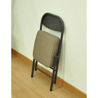 エイ・アイ・エス 折畳座厚ローチェア ブラウン AATL-01 BR 1脚（直送品）