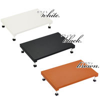 アイ・エス 机上台 スチール製 幅390mm 黒 IKD-BK 1箱