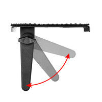 サンワサプライ ディスプレイトップシェルフ 幅300×奥行127×高さ37mm ブラック MR-LCSH01BK 1個（直送品）