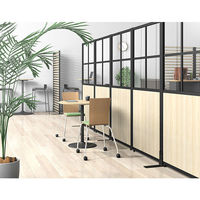 トーカイスクリーン ブラックフレームパーティション アクリルパネル 高さ1820mm×幅900mm 1枚 日本製 アルミフレームパーテーション