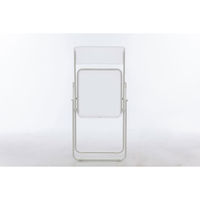 well-be　クリアフォールディングチェア　クリアホワイト　1箱（5脚入）（取寄品）