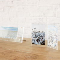 【まとめ買いセット】無印良品 アクリルフレーム ツインタイプ 6　Ｌ判サイズ（約89×127mm）2枚用 1箱（6個入） 良品計画