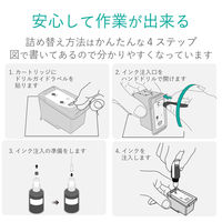 キヤノン（Canon）用 詰替えインク THC-346CSET8 BC-346対応 8回分 1パック（3色入）