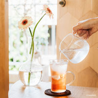 耐熱ホットグラス すき 280ｍL 1個 電子レンジ可 食洗機可 HGT-2T HARIO（ハリオ）