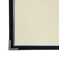 メニューファイル 4穴リング  茶 シンビ 耐熱 スリムB-ABW