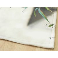 イケヒコ デジタルプリント マイクロ短毛 ウォッシャブル 『ぱんだ』 ラグ 約900×1300mm 1枚（直送品）