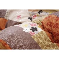 イケヒコ 国内プリント こたつ厚掛け布団単品 『京好み』 約2050×2850mm（裏地：フランネル） 1枚（直送品）