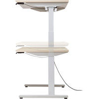 サンワサプライ 電動上下昇降デスク 薄い木目 幅1400×奥行800×高さ630～1280mm ERD-M14080LM 1台（直送品）