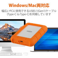 HDD 外付け 2TB ポータブル 2年保証 Rugged SECURE STFR2000403 LaCie 1個