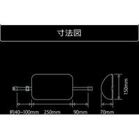 【車上渡し】 Bauhutte ゲーミングネックピロー ブラック 幅250×奥行150×厚み70mm BC-90G-BK 1個（直送品）