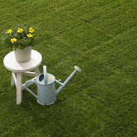 タカショー ふんわり人工芝 30×30 9枚セット BIP-D01/9S（直送品）