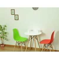 エイ・アイ・エス シェルチェア レッド WDC-03x2pcs RE 1セット（2脚入）（直送品）