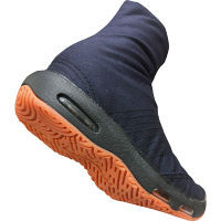 地下足袋・祭り足袋 エアージョグMAX 藍 25.0cm 6枚コハゼ（甲馳） 丸五（マルゴ）（直送品）