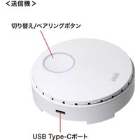 サンワサプライ ワイヤレスHDMIエクステンダー(USB3.1 Type-C接続用 VGA-EXWHD6CTX 1個（直送品）