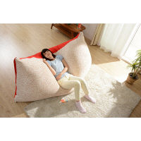 セルタン 人をだめにするソファ和楽の葵PREMIO XL 幅1950×奥行990×高さ350mmオカメ柄 A860a-641RED/623OKM 1台（直送品）