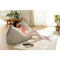 セルタン 人をだめにするソファ和楽の葵PREMIO L 幅1350×奥行970×高さ310mm キンカチョウ柄 A861a-625GRY/629KNK（直送品）