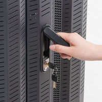 サンワサプライ マルチ収納ラック H1000 幅450×奥行420×高さ1000mm ブラック CP-SVCMULT6 1台（直送品）