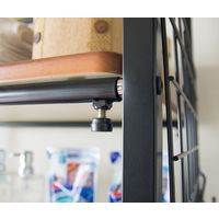 宮武製作所 ランドリーラック 幅900×奥行400×高さ1905mm ブラック SH-X6590_BK 1台（直送品）