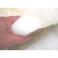 萩原 ムートンフリース M-511 幅600×奥行1050mm ホワイト 240549637 1枚（直送品）