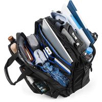 サンワダイレクト 3WAYビジネスバッグ（リュック対応・メッシュ使用・大容量・28L） 200-BAG134BK 1個（直送品）