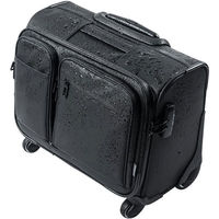 サンワダイレクト ビジネスキャリー（横型・4輪・耐水生地・止水ファスナー使用・22リットル・機内持ち込みサイズ） 200-BAGCR003WP 1個（直送品）