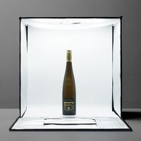 サンワダイレクト 撮影キット（撮影スタジオ・撮影ボックス・LEDライト付6000ルーメン・50×50cm・折りたたみ可能） 200-DG016 1個（直送品）