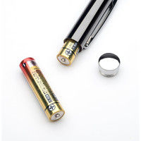 サンワサプライ レーザーポインター 200-LPP029 赤色レーザー ペン型 単4乾電池×2 連続使用10時間（直送品）