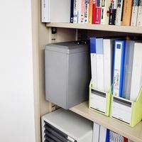 サンワダイレクト 鍵付きファイルボックス 200-SL035GY 1個（直送品）