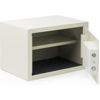 サンワダイレクト 電子金庫（マイナンバー・セキュリティ-対策・家庭用・テンキー・鍵式・壁掛け対応・中棚付き・21リットル） 200-SL044 1個（直送品）